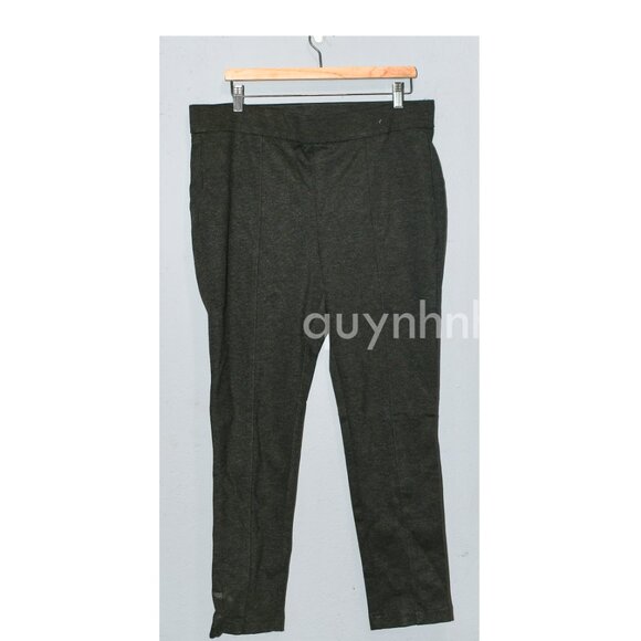 Anne Klein Ladies’ Tummy Control Ponte Pant in Gray - Picture 2 of 5